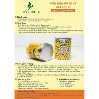 Viên nghệ mật ong 37