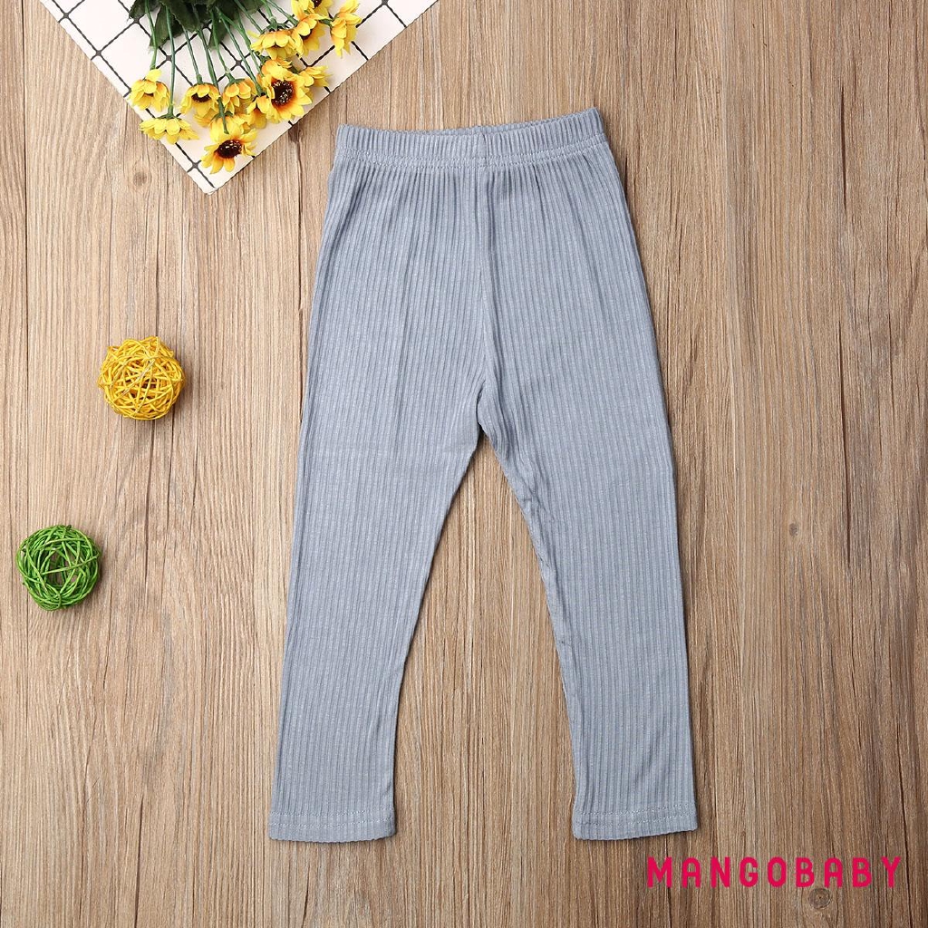 Quần Legging Cotton Dày Giữ Ấm Cho Bé Gái