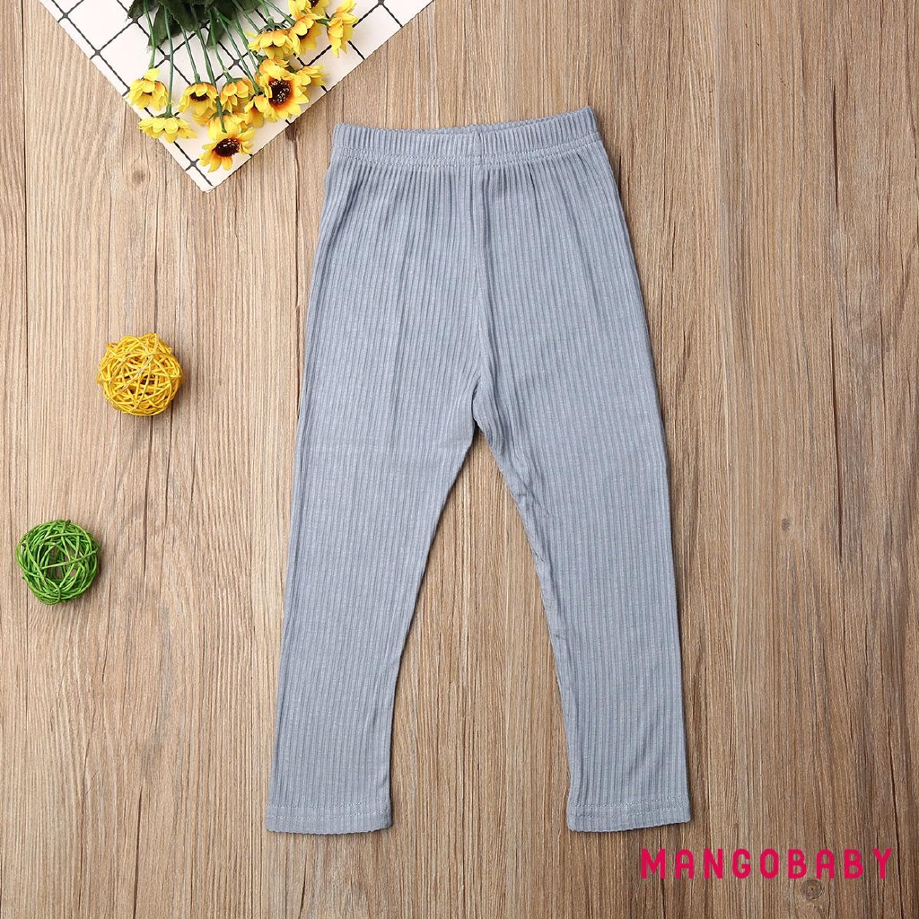 Quần Legging Cotton Dày Giữ Ấm Cho Bé Gái