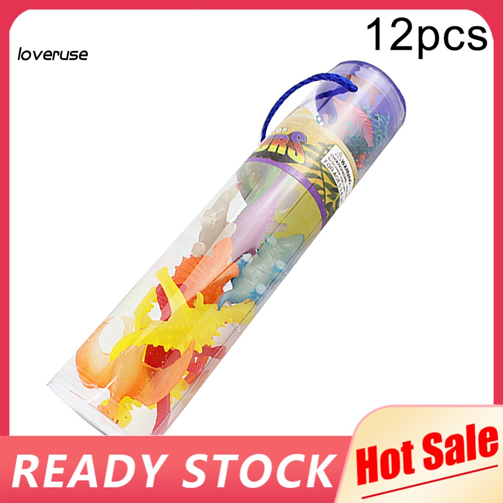 Set 12 mô hình khủng long đồ chơi phát sáng cho bé