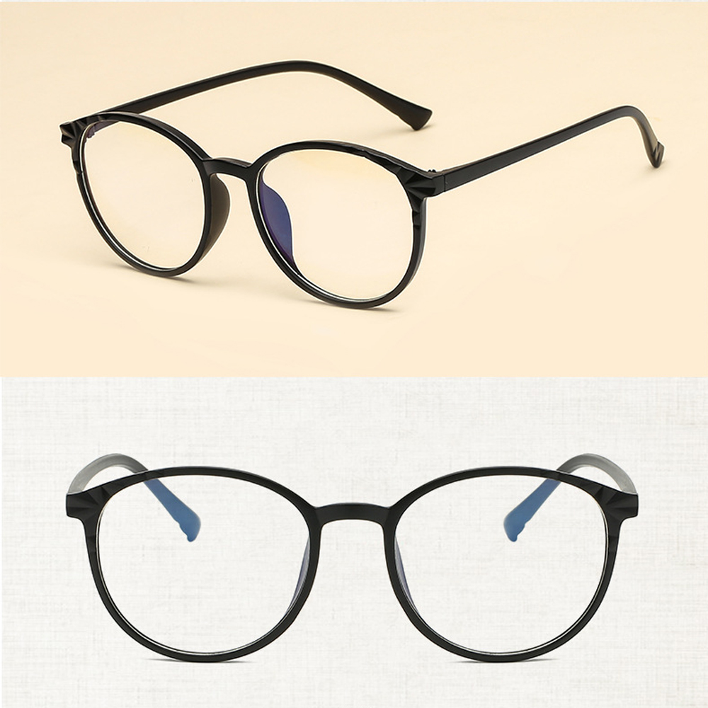 Mắt Kính Gọng Tròn Trong Suốt Siêu Nhẹ Giảm Mệt Mỏi