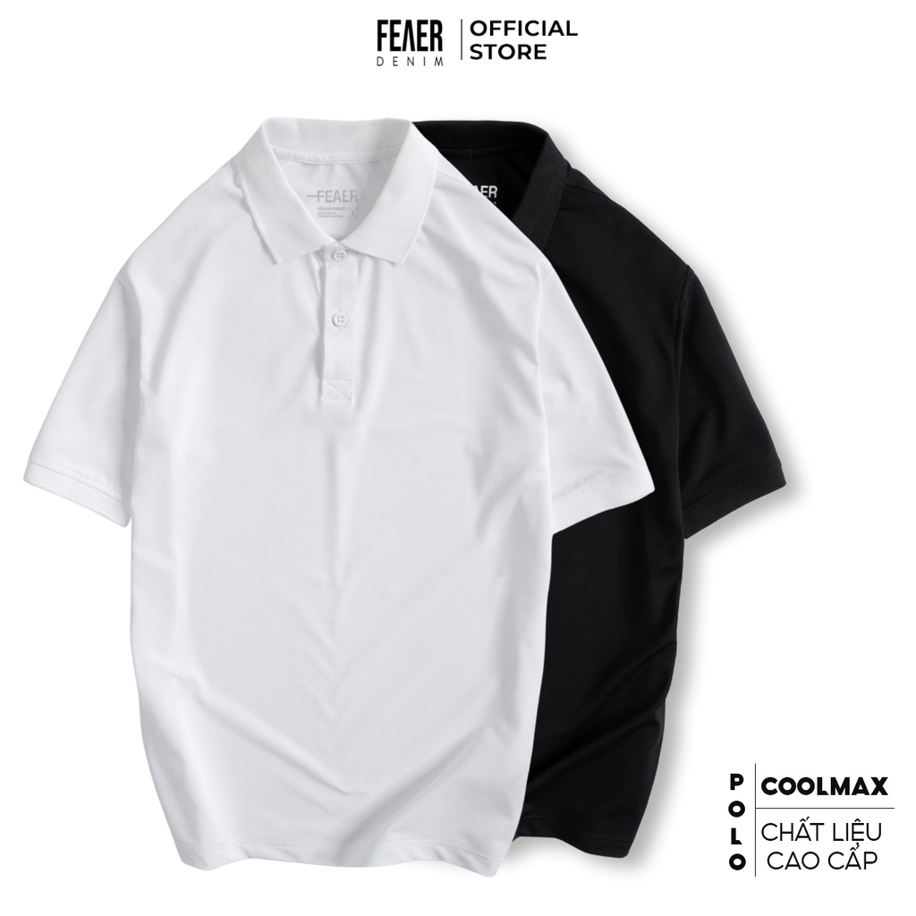 Áo polo nam BASIC COOL vải Coolmax mềm mại, thoáng mát, trẻ trung, chuẩn form - FEAER