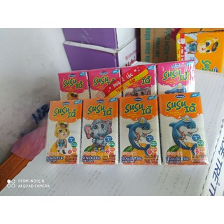 Combo 3 Vỉ sữa Susu IQ Vinamilk 2 vị Dâu-Cam 4hộp*110ml
