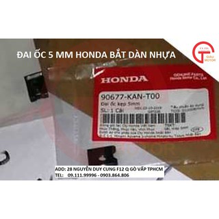HONDA - ĐAI ỐC 5 MM HONDA BẮT DÀN NHỰA CHÍNH HÃNG ,UY TÍN