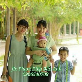Địu ngồi cho bé yêu