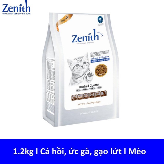 Thức ăn mèo hạt mềm Zenith (300g)