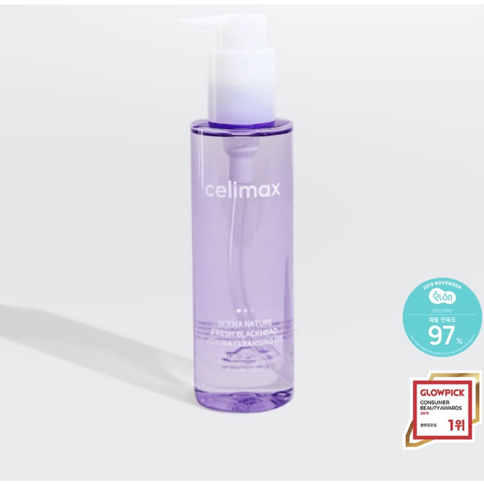 Dầu tẩy trang làm sạch mụn đầu đen CELIMAX Jojoba dung tích 150ml và 20ml