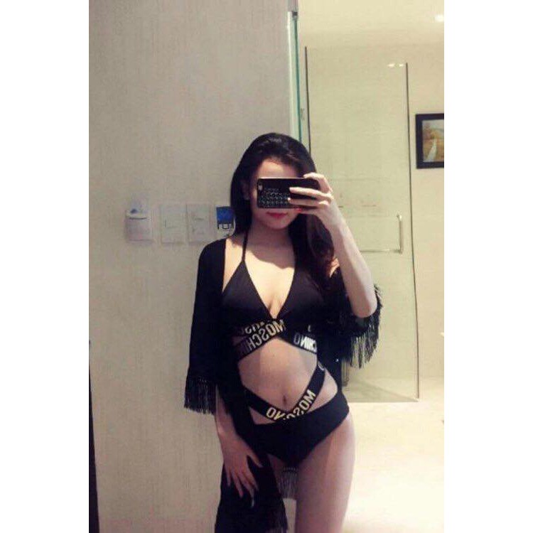Bikini 2 mảnh đen sexy mặc đi biển đi bơi đẹp | BigBuy360 - bigbuy360.vn