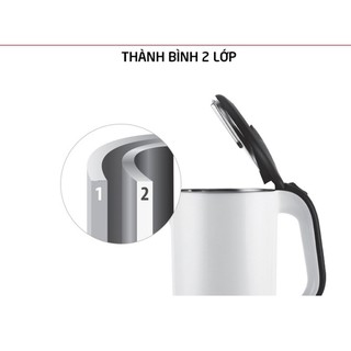 [Oder] - Bình Đun Siêu Tốc 2 Lớp Lock&Lock EJK738BLK / EJK738WHT / EJK738RED