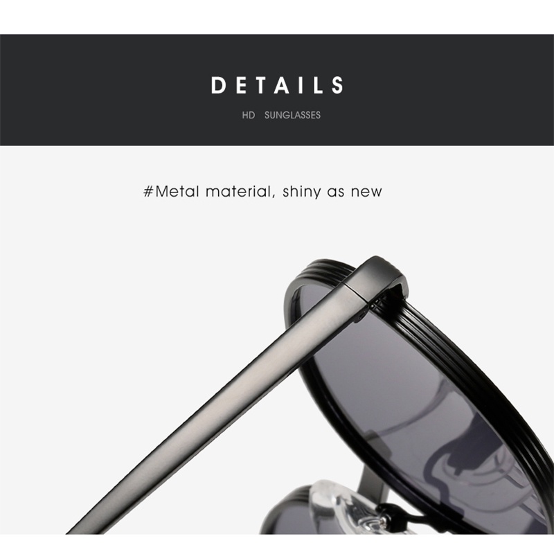 Kính Mát Gọng Tròn Kim Loại Chống Tia UV RZ1284 Thời Trang Cho Nam Và Nữ