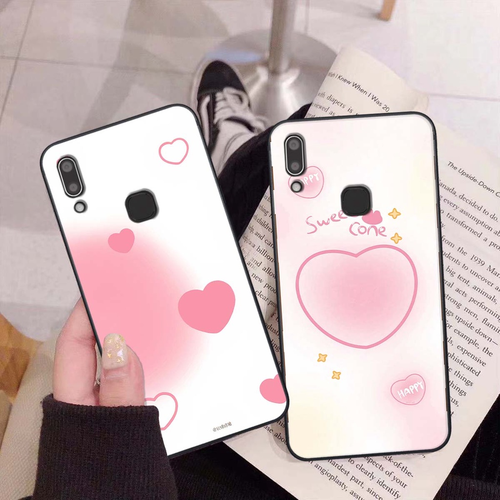 Ốp Vivo Y91 / Y91c / Y93 / Y95 in hình trái tim, caro kẹo ngọt đầy cá tính siêu đẹp siêu chất
