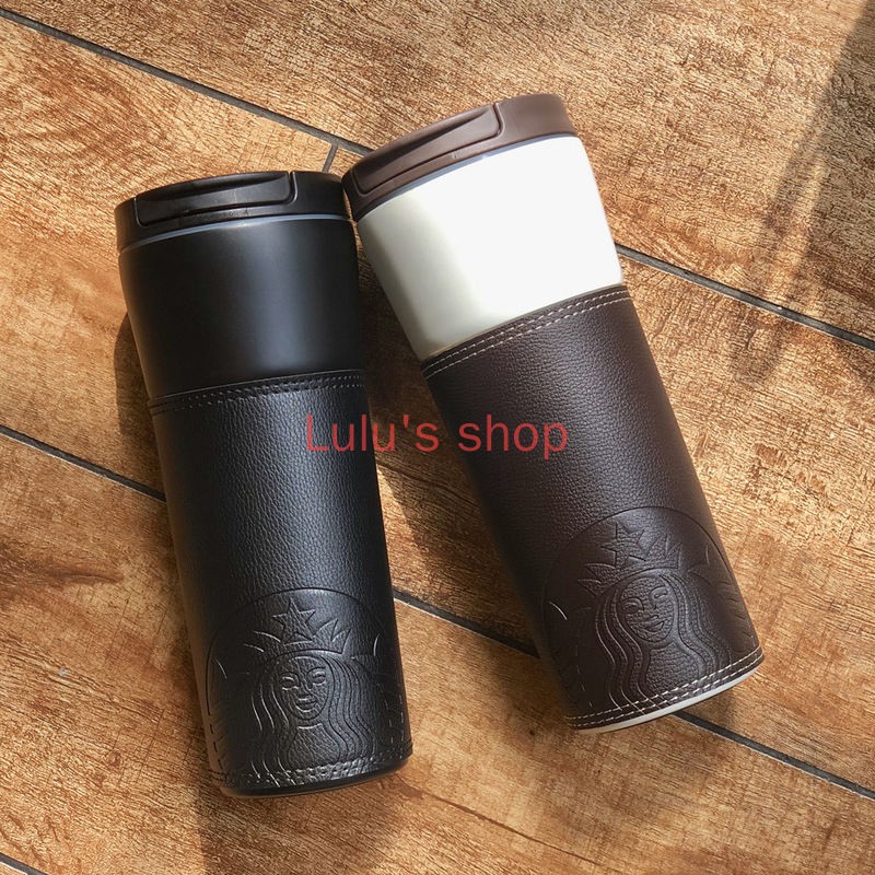 2020 mới nhất của Starbucks bao da cốc giữ nhiệt dành cho nam và nữ sinh viên kinh doanh cốc nước di động đa năng