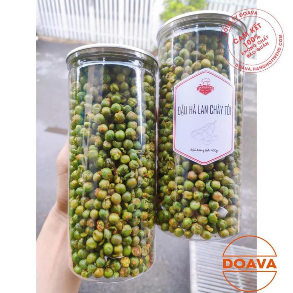 Đậu Hà Lan Rang Tỏi Ớt 450g - Nhà Làm Cực Thơm Và Giòn - DOAVA