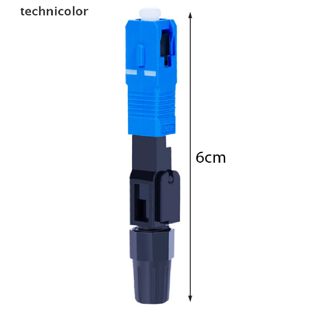 technicolor 10pcs Single-Mode Fiber Optic SC/UPC Quick Fast Field Assembly Connector Cable TYG