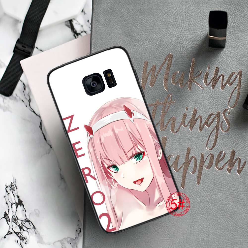 Ốp Điện Thoại Mềm Hình Franxx Wiki Zero Two Anime 20g Cho Samsung S7 Edge S8 S9 S10 Plus Plus S10e