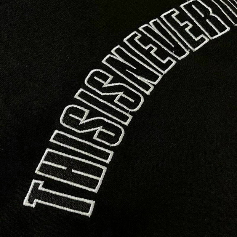 Áo Khoác Nỉ Lót Bông Dây Kéo thêu chữ THISISNEVERTHAT form rộng ullzang Unisex shopmap