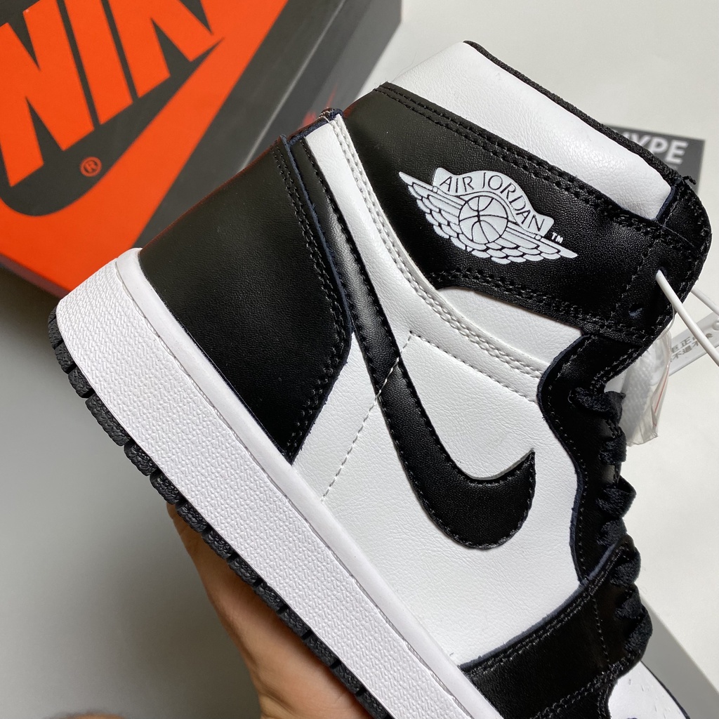 Giày Jordan 1 High Black White  - Hype Sneaker | Phiên bản 1:1 chuẩn
