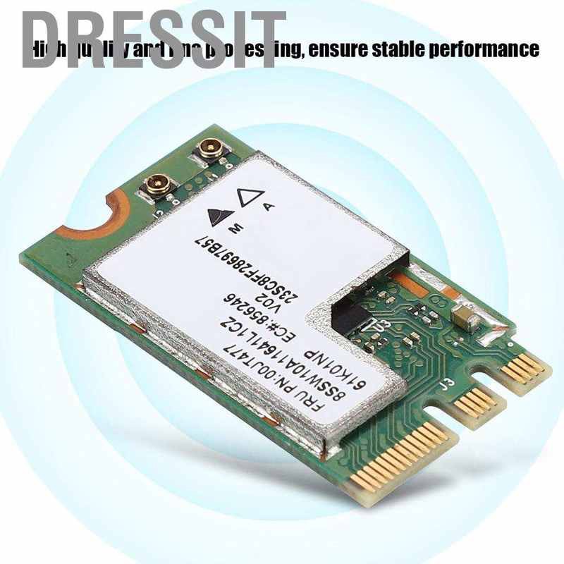 Card không dây QCNFA435 2.4G/5G Bluetooth 4.1 Dual Band NGFF M.2 Wifi dành cho Thinkpad E470 GB