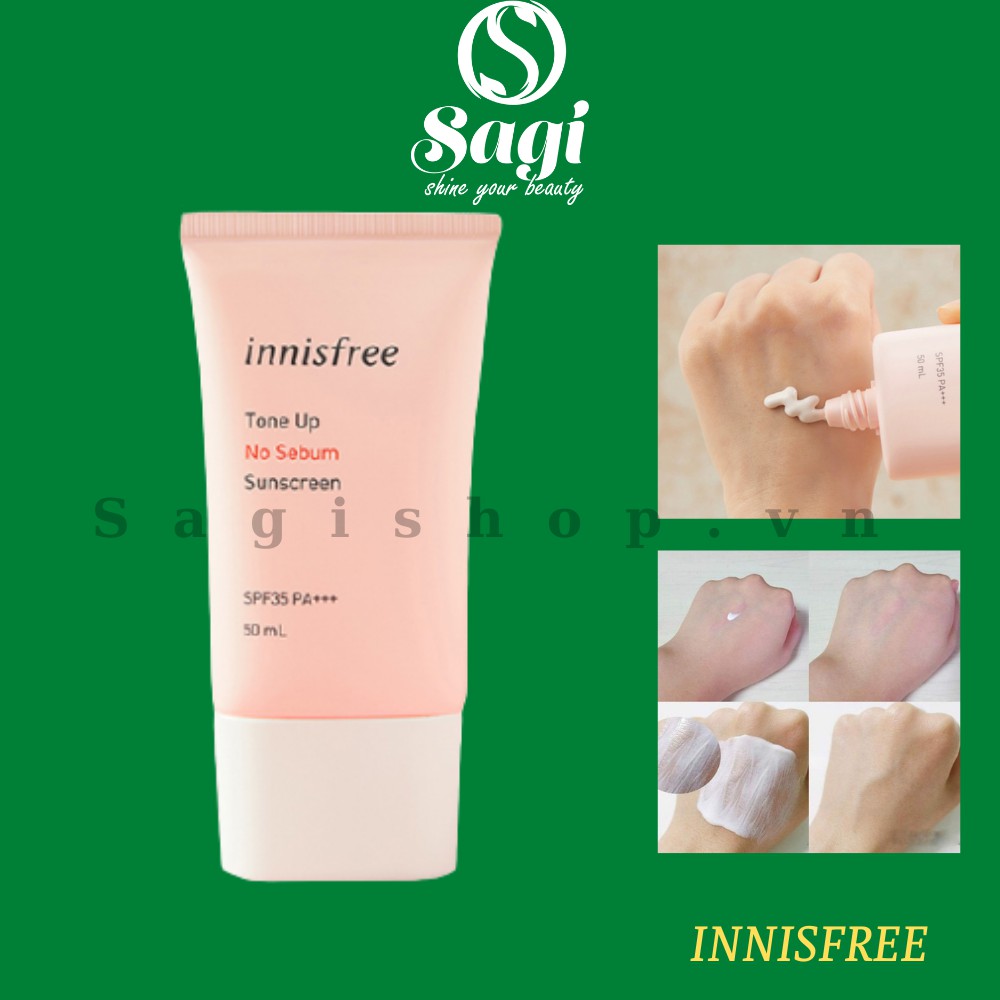 Kem Chống Nắng Innisfree Tone Up No Sebum SPF 50+