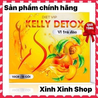 Trà đào giảm cân kelly detox