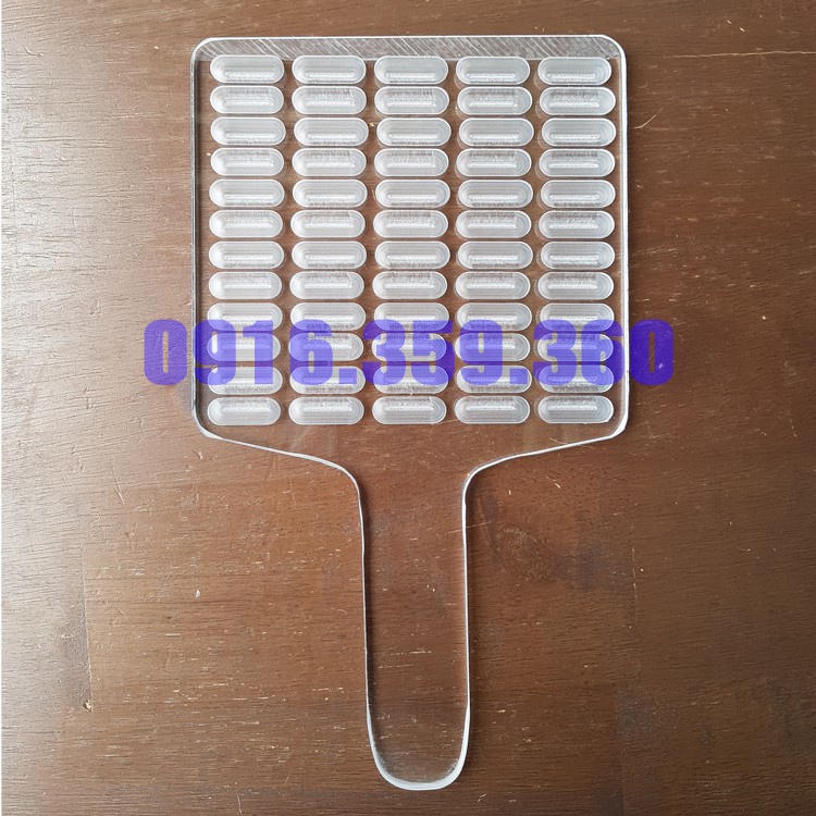 Khay đếm viên thuốc, khay đếm viên nang thủ công 60 viên