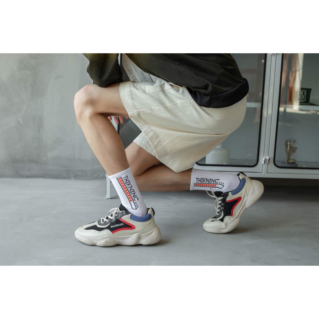 Tất Cao Cổ Chữ FREESTYLE CRUSH -  Vớ Cao Cổ Chữ THINKING