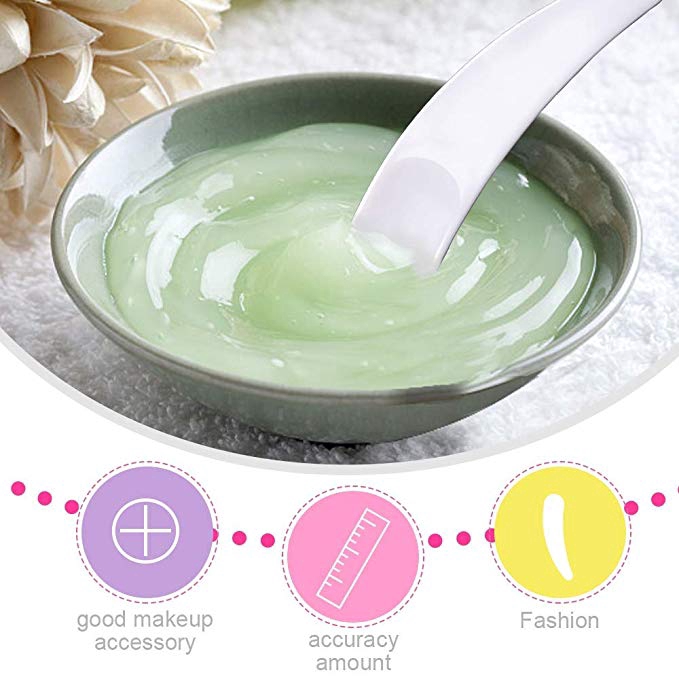 [Hàng mới về] Bộ 10 Muỗng Mini Dùng Một Lần Dùng Đắp Mặt Nạ Mắt Chuyên Nghiệp