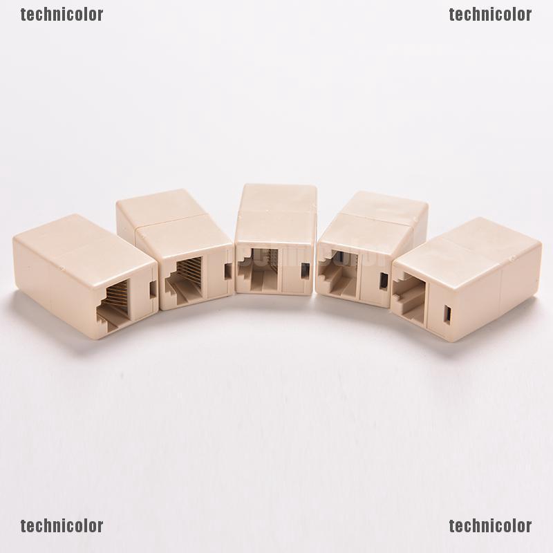 Set 5 Đầu Nối Dây Cáp Mạng LAN RJ45 CAT5 Chuyên Dụng