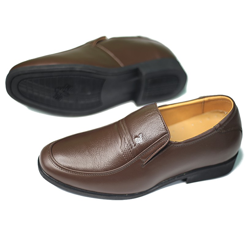 [DA BÒ 100%] Giày tăng chiều cao nam 6.5cm, giày đế cao, giày cao nam MENLI GL150 (Đen hoặc Nâu) | BigBuy360 - bigbuy360.vn