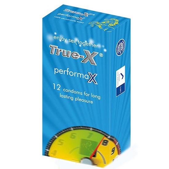 Bao cao su True-X PerformaX- Extra time kéo dài thời gian hộp 12 cái