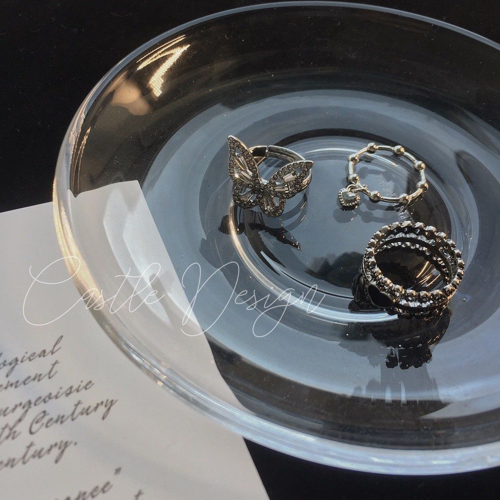 Nhẫn Hở Hình Bướm / Trái Tim Phong Cách Hàn Quốc Cao Cấp