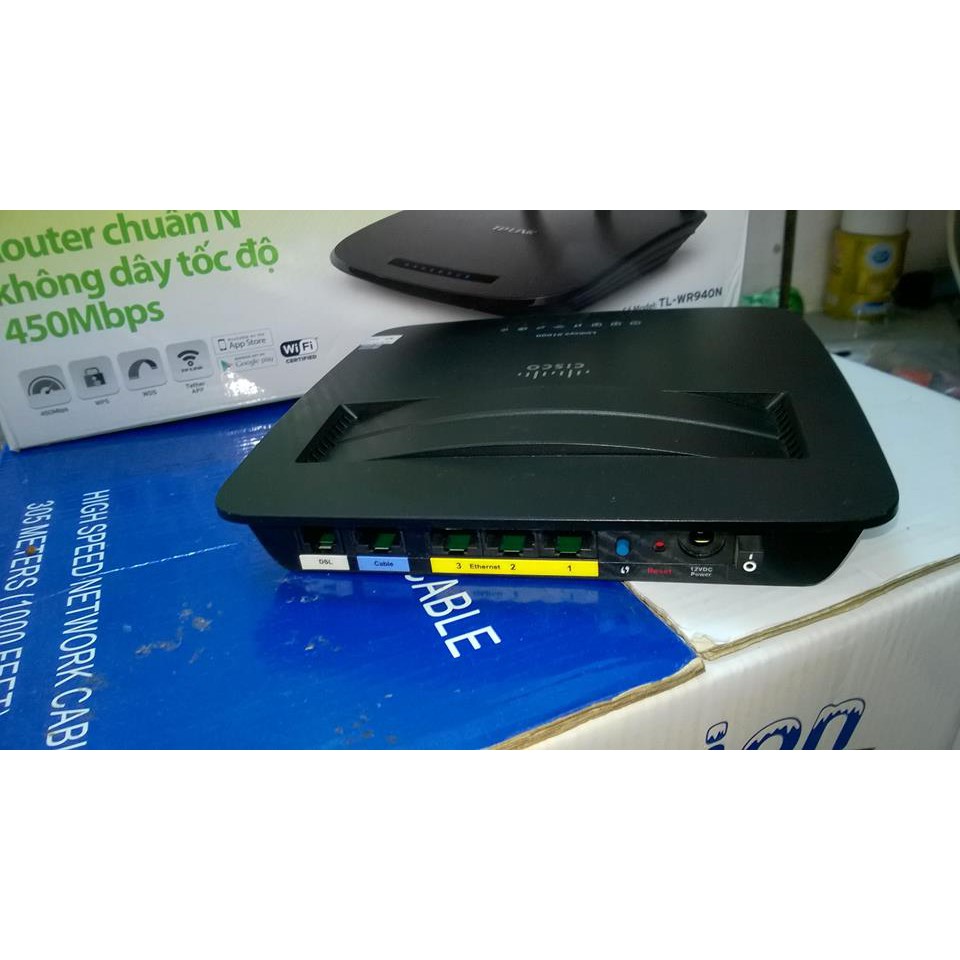 Thiết bị  Router Wifi Linksys Cisco X1000 đã qua sử dụng