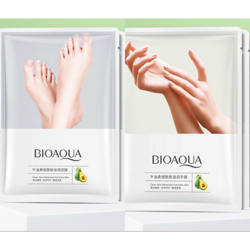 Mặt nạ tay chân Bioaqua thành phần tự nhiên tẩy tế bào chết dưỡng ẩm