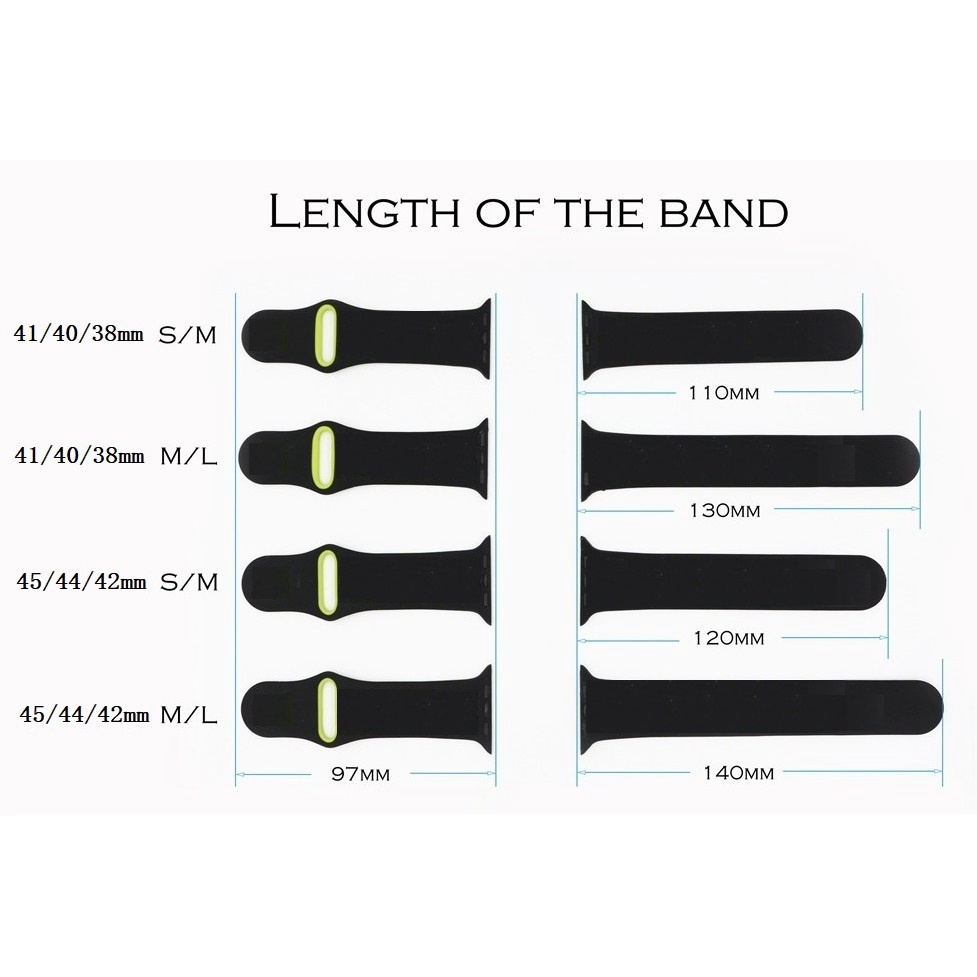 Dây Đeo Bằng Silicone Mềm Cho Đồng Hồ Thông Minh Apple Watch 41 / 40 / 38mm 49 / 45 / 44 / 42mm