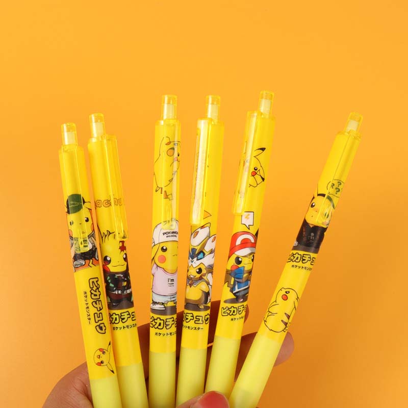 Bút bi mực đen ngòi 0.5mm thiết kế hoạt hình đơn giản dễ thương