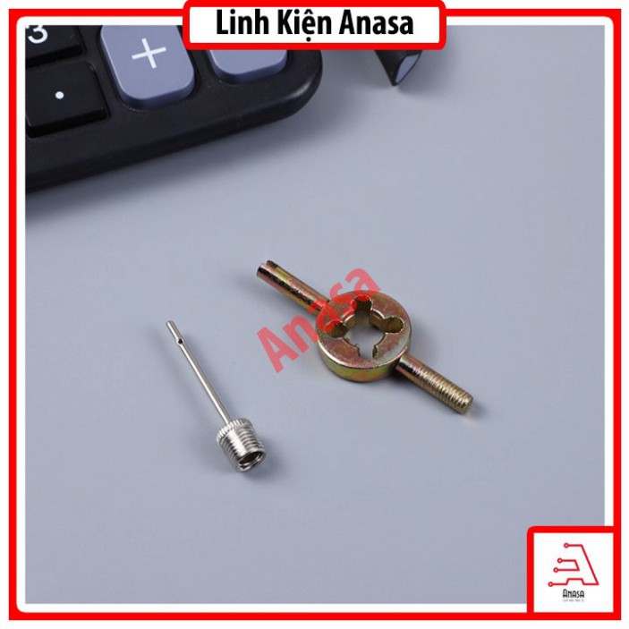 [Flash Sale] Bộ phụ kiện đầu bơm hơi tiện lợi, bộ đầu bơm hơi kim khí gia đình