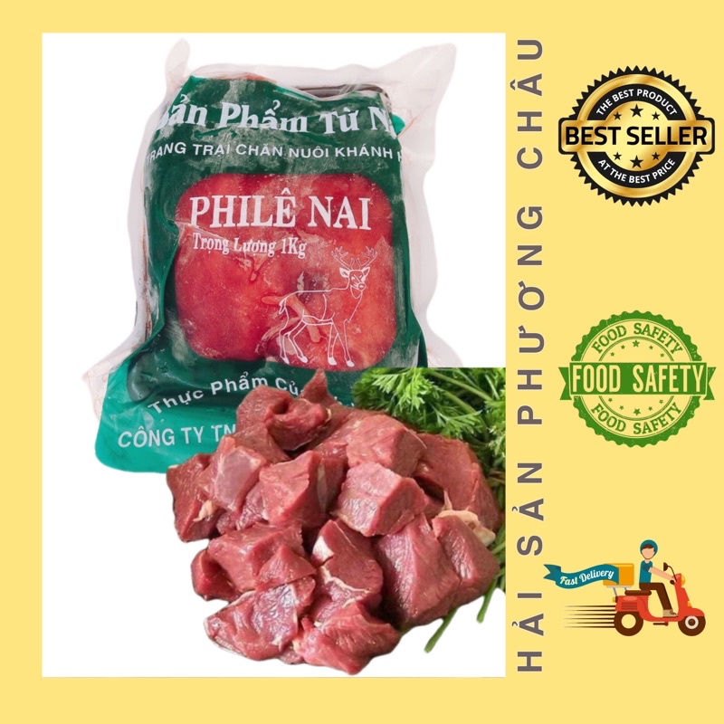 Thịt nai phile tươi Khánh Hòa lẩu nướng siêu ngon 1kg
