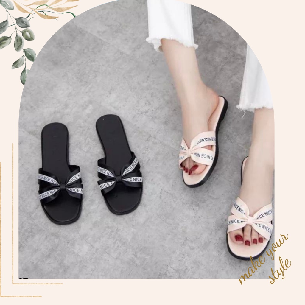 DÉP NỬ QUAI NGANG THỜI TRANG thắt chéo 2022 dd-0280