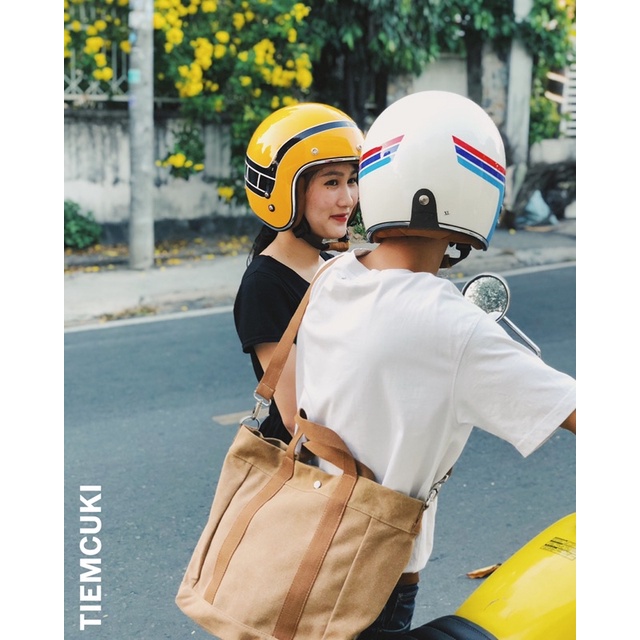 Nón bảo hiểm Kraft Helmet- Wings - Vintage Motocycle