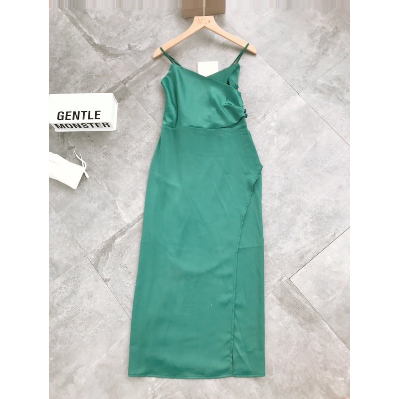 ⚡️Đầm maxi 2 dây hở lưng xẻ chân