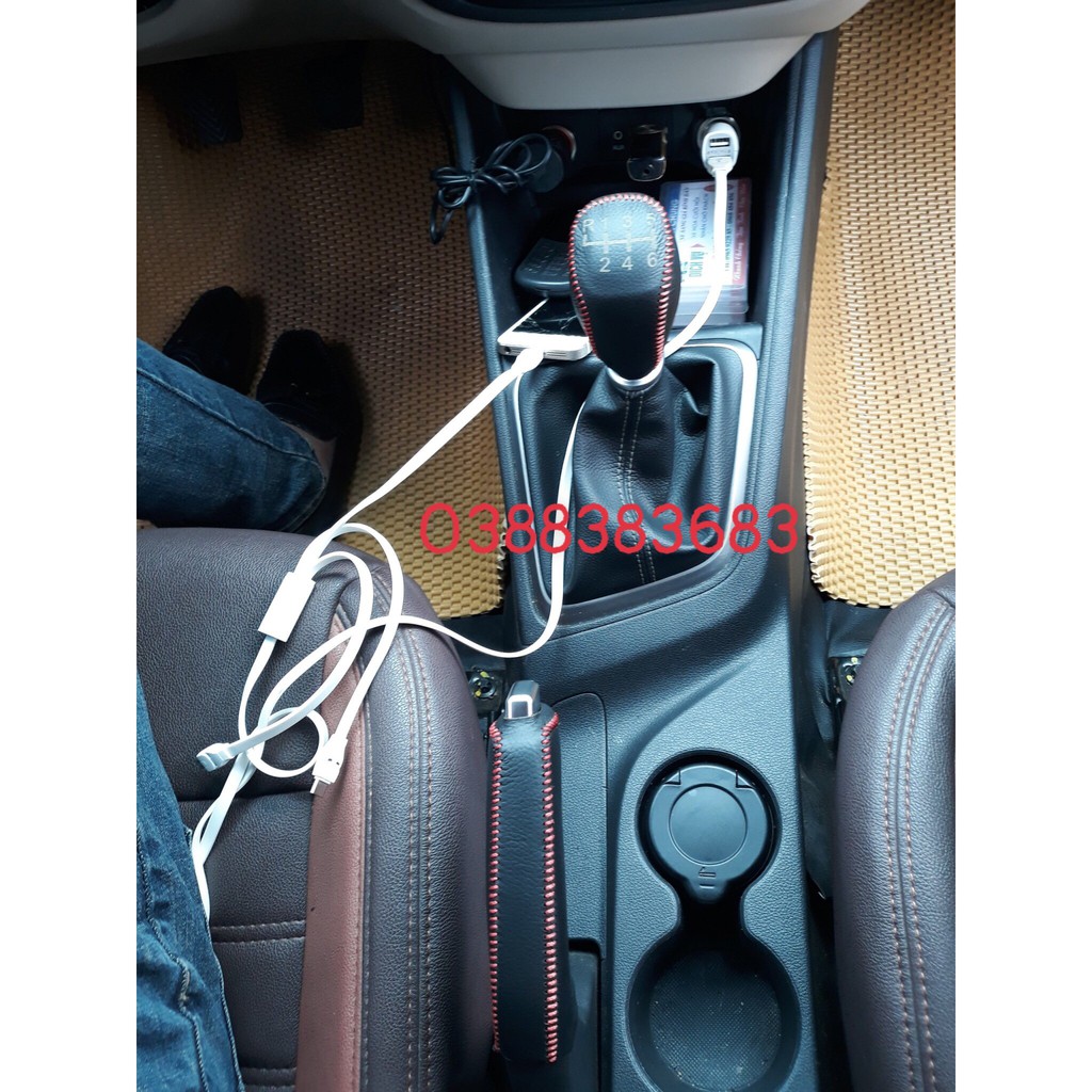 Bọc Cần Số, Tay Phanh Xe Hyundai ACCENT, ELANTRA Số Sàn, Bản Thiếu . Da Bò Nự Nhiên
