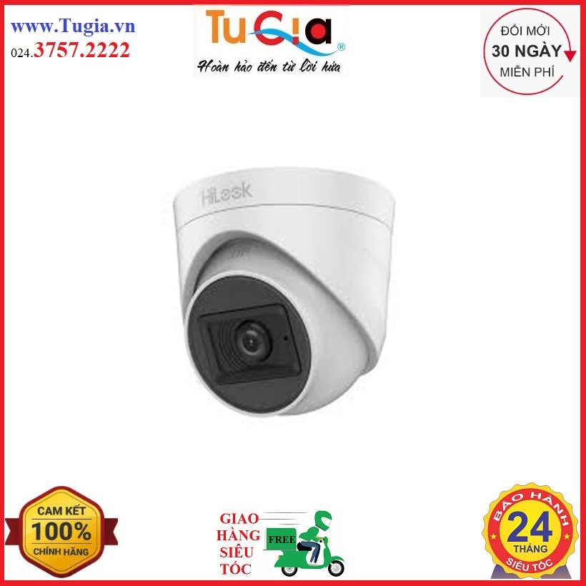 Camera Dome HDTVI hồng ngoại 2.0 Megapixel HILOOK THCT120PSHàng chính hãng