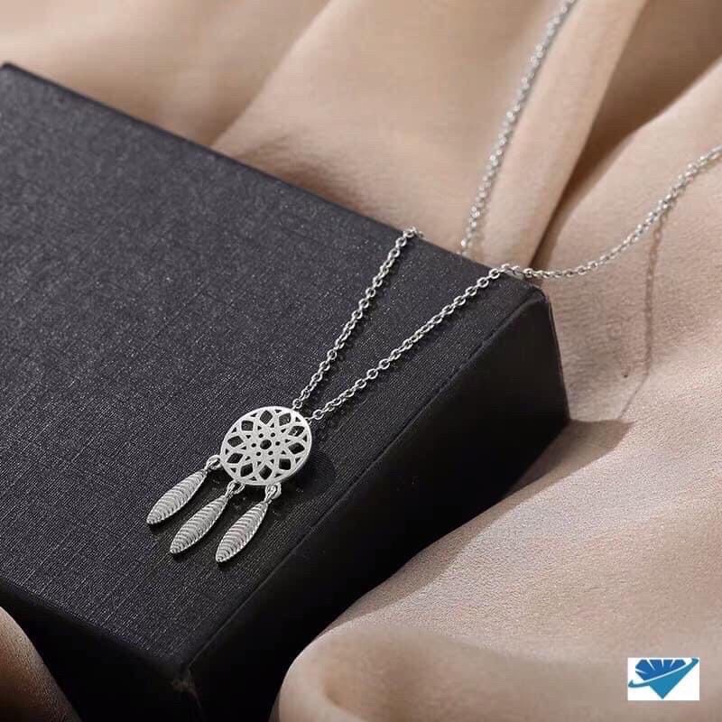 Dây chuyền nữ bạc thật mẫu dream catcher - Kho sỉ bạc Nhất Linh