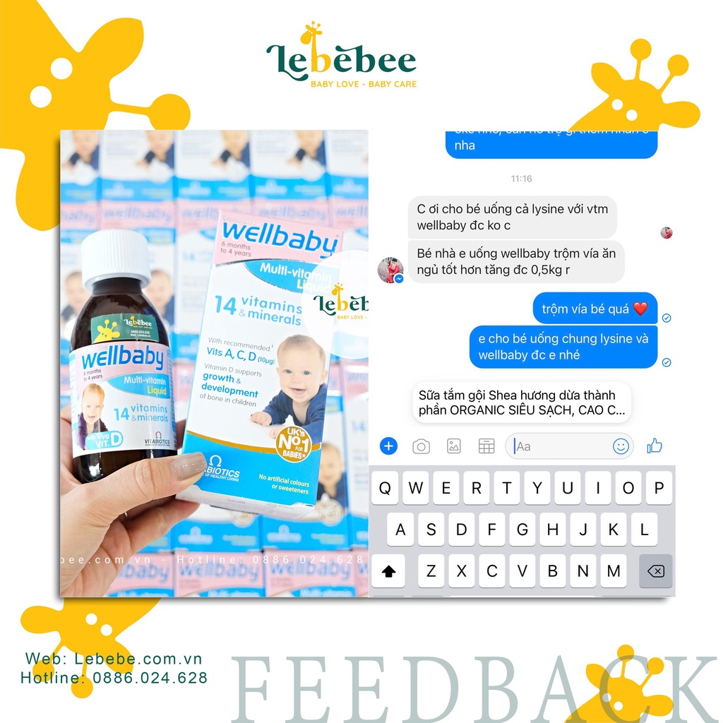 Vitamin tổng hợp Wellbaby cho bé