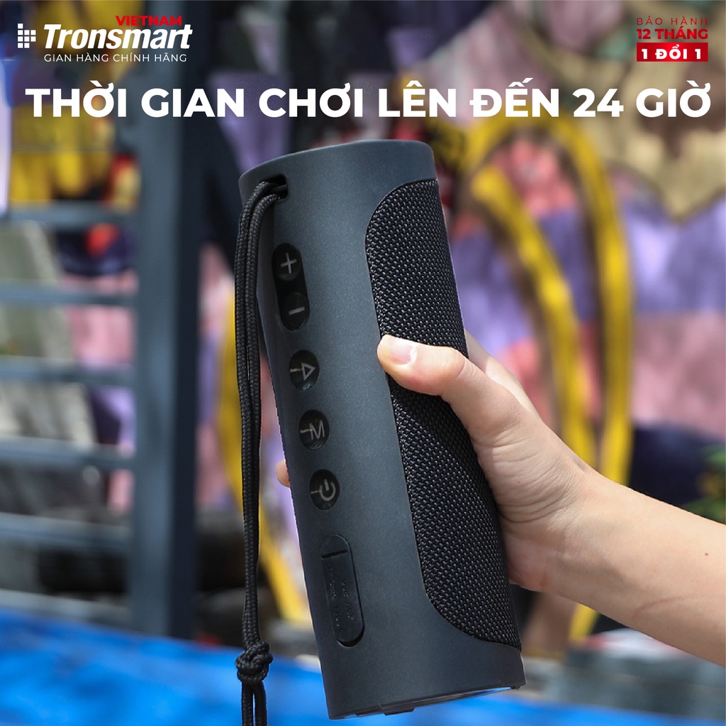 [Mã ELHACE giảm 4% đơn 300K] Loa Bluetooth Tronsmart T6 Pro 45W Chống nước IPX6 Ghép nối 2 loa - Hàng chính hãng