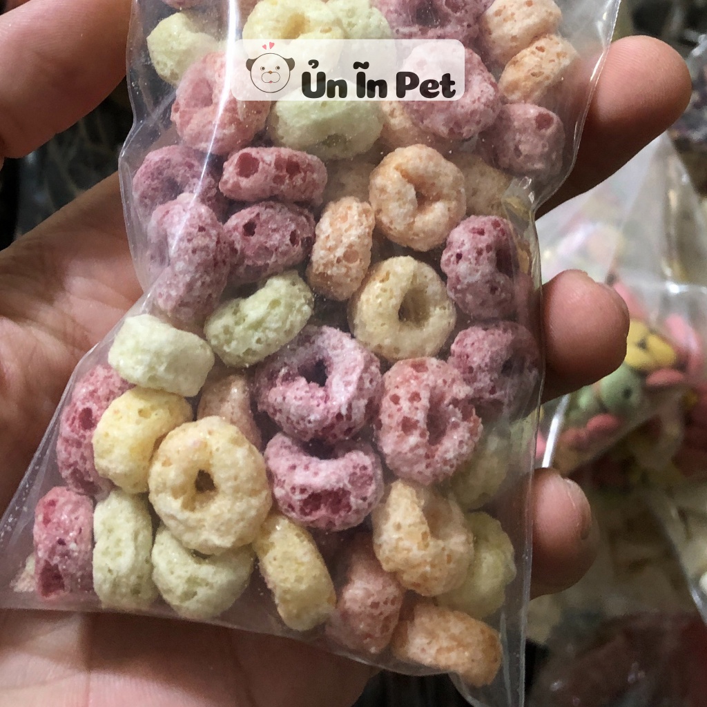 Đồ ăn cho hamster, SNACK TRÁI CÂY dạng vòng tròn