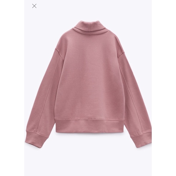 Áo cổ lọ zara aut