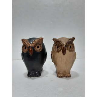 Cặp cú mèo gốm sứ cao 10 cm