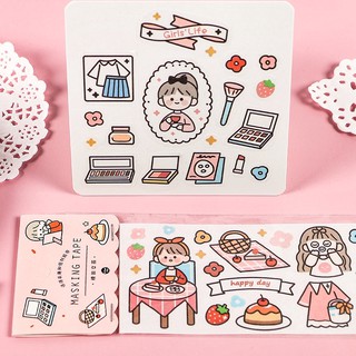Sticker cô bé dễ thương (có sẵn)