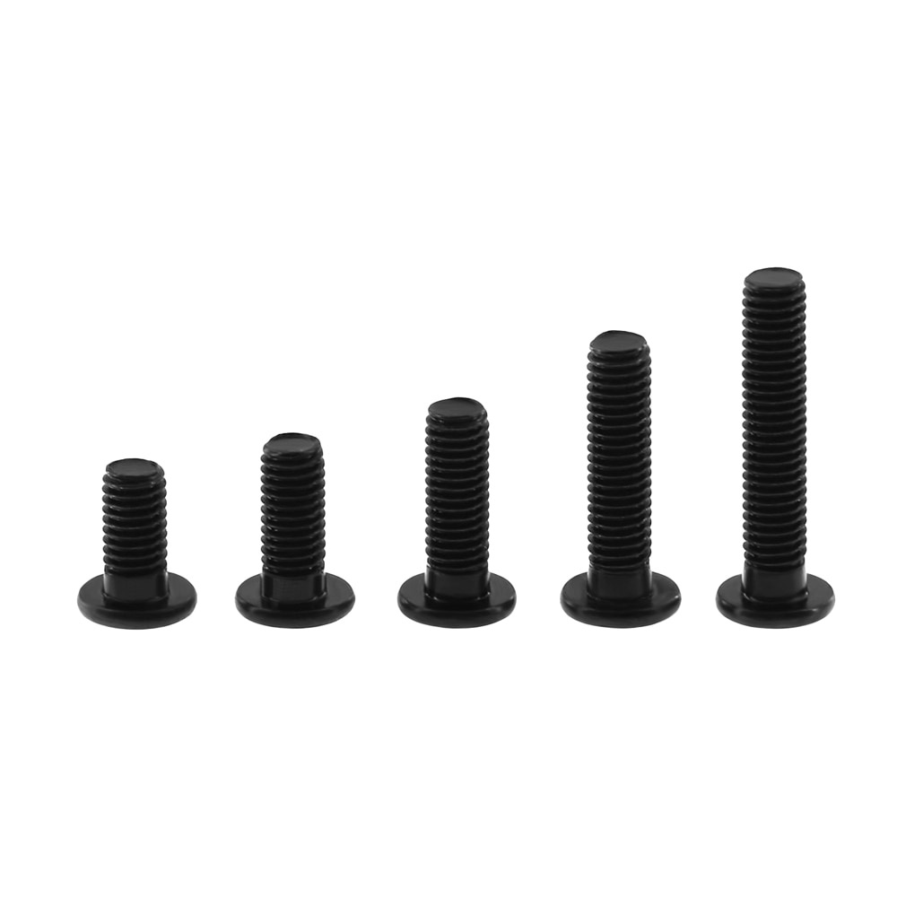 Set 10 Ốc Vít M5 M5X8 / 10 / 12 / 15 / 20 / 25mm M5 Màu Đen Cho Máy In 3d